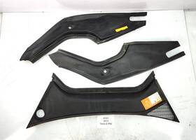 1006327-00-e Tesla 12-16 Oem Model S Front Left Right Underhood Apron Cover Trim Panel Set