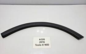 1032269-00-c Tesla 16-20 Oem Model X Rear Left Driver Door Lower Arch Flare Molding