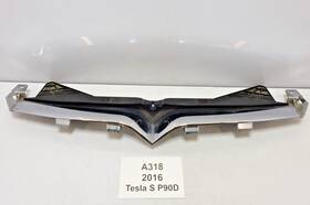 1056377-00-e Tesla 2016-2020 Oem Model S Front Bumper Upper Chrome Grille Cover Trim