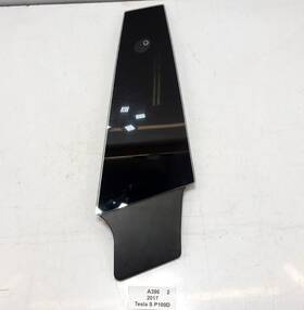 Tesla 1092306-00-e 2016-2020 Oem S Left Driver Side B Pillar Glass Applique With Camera
