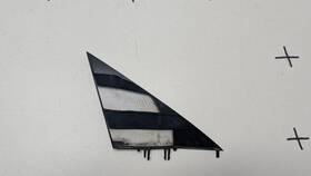 22873014 Tesla Model 3 Front Right Door Wing Mirror Triangle Cover Trim Assy Oem