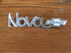 327513 The Parts Place Inc. 328740 1973-1974 Nova Chevrolet Hood Trunk Original Emblem Gm