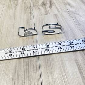 3904573 The Parts Place Inc. 1967 Camaro Front Fender Emblem Inch Rs For 1 Badge Lettering New