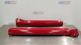 189-10023r Toyota 22 Tundra Tss Sr5 Rocker Panel Moulding Assembly Passenger Red Crew Cab