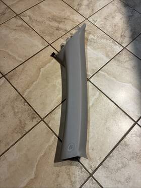 62210-48120 Toyota 2008 2013 Highlander Hybrid Front Left A Pillar Cover Trim Gray Oem