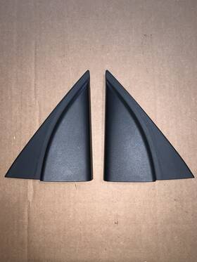 Toyota 67494-04050 05-15 Tacoma Door Panel Mirror Bolt Cover Cap Corner Trim Pair Oem