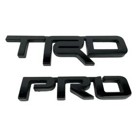 68164-04030 Toyota 6816404030 Oem 2016 - 2023 Tacoma Trd Pro Black Metal Tailgate Emblem