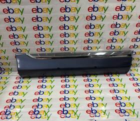 75075-48030 Toyota 11-13 Highlander Rear Right Door Molding Trim Oem Blue 8v5 Scratches