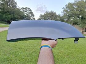 75606-35090 Toyota 2006-2009 4runner Rear Left Side Quarter Panel Flare Arch Gray 06-09