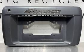76801-35030 Toyota 1996-2002 4 Runner Rear Hatch License Plate Trim Bezel Molding Gray Oem