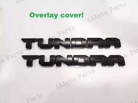 Pt948-34223-02 Toyota 2pcs Door Tundra Matte Blackout Emblem Badge Overlays Fit 2014-2023