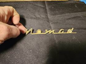 Vs0801 Vinyl Specialties 1957 Oem Original Chevy Nomad Gold Tailgate Script
