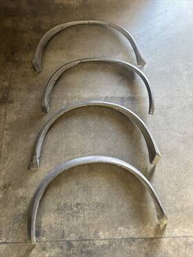 171853717b Volkswagen Vw Mk1 Rabbit Gti Fender Moulding Arch Flare Trim Set