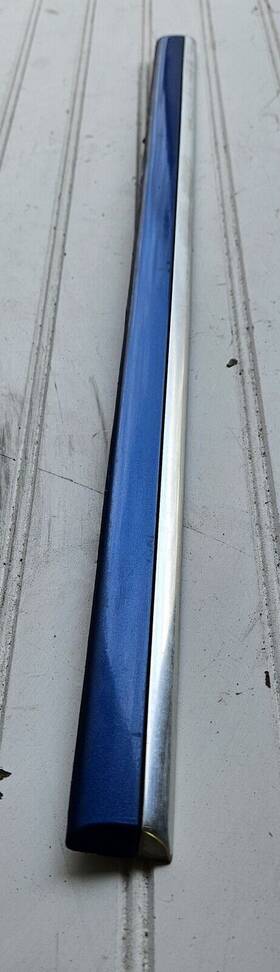 Volkswagen 1j4 853 754 04-05 Vw Jetta Mk4 Rear Right Door Moulding Chrome Trim Blue Lagoon