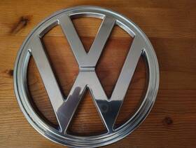 2853601e Volkswagen Original Vw Badge Emblem Chrome - 1973-1979