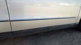 3c0853516a2zz Volkswagen 06-10 Passat Passenger Right Front Moulding From Door Trim 8e8e Reflex Silver