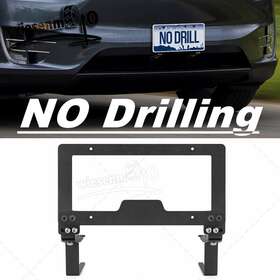 Wi-7030201 Wsays For Tesla Model X 2016-2020 No Drilling Front License Plate Bracket