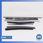 03-12 Range Rover L322 Rear Left Outer Door Window Molding Frame Set W/ Seal Oem. Fixed Price $161.85.