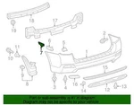New Oem 2010-2013 Toyota Highlander Right Rear Bumper Cover Retainer 52575-0E041. Fixed Price $30.95.