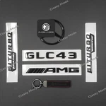 Mercedes GLC43 Amg X253 Suv Emblem Badge Combo Set Gloss Black. Fixed Price $79.99.