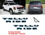 Overlay Emblem / Nameplate Fit 2020-2021 Kia Telluride "nightfall" Edition. Fixed Price $70.89.