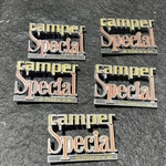 Vintage Chevrolet Chevy Gmc Camper Special 8200 Gvw Emblem Lot Of 5. Fixed Price $189.00.