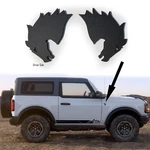 2 Fender Emblems Fits Ford Bronco Badge Head Badlands Big Bend Outer Banks. Fixed Price $29.90.