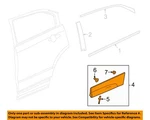 Gm Oem 19-22 XT4 Rear Door Exterior Trim-lower Molding 84506779. Fixed Price $133.12.