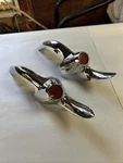 1960 Dodge Rear Quarter Upper Fin Cap Reflector Trim. Very Nice!. Fixed Price $90.00.