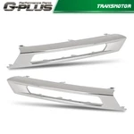 Left Right Fog Light Chrome Trim Cover Fit For 2012-2015 Mercedes W166 ML350. Fixed Price $35.00.