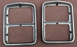 1976 1977 Malibu Classic / Camino Chrome Headlight Bezel Pair 356463 356464. Fixed Price $128.88.