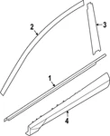 Genuine Hyundai Door Trim Panel 87721-K5000-CA. Fixed Price $208.10.