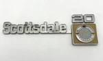 1973-1980 Chevy Squarebody Truck Scottsdale 20 Fender Emblem Badge 349691. Fixed Price $25.00.