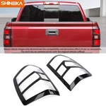 Carbon Fiber Rear Taillight Cover Trim Decor Molding For Chevy Silverado 2014-18. Fixed Price $20.49.