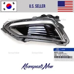Front Bumper Cover Bezel Left Driver 86521E6100 Oem Sonata Hybrid 2016-2017. Fixed Price $117.26.
