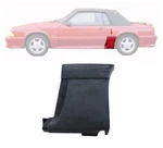 1987-1993 Mustang Gt Rear Quarter Body Molding, Lh, W/ Side Scoop Ground Fx. Fixed Price $149.95.