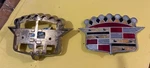 1952 1953 Cadillac Trunk Ornament Emblem Crest Bezel 1458433. Fixed Price $453.00.