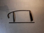 2004-10 Oem Bmw E60 E61 M5 Glossy Piano Black Passanger Rear Door Exterior Trim. Fixed Price $44.99.
