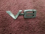 1966-70 Dodge, Plymouth, Chrysler " V-8 Fender Emblem Nice Original 2579748. Fixed Price $29.25.