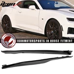 Fits 16-24 Chevrolet Camaro ZL1 Style Side Skirts Polypropylene Gloss Black. Fixed Price $126.99.