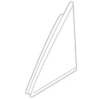 Genuine Audi Door Mirror Trim Ring 83A-837-637-C. Fixed Price $37.41.