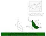 Ford Oem 2019-2021 Edge Lower Molding GT4Z16A039AC New Box. Fixed Price $140.00.
