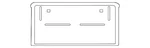 Genuine Audi License Plate Bracket 80A-807-285-M-9B9. Fixed Price $354.00.