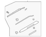 Genuine Subaru Lower Molding 91112AN06B. Fixed Price $76.39.