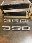 Nos 1968 Chevrolet Camaro "350" Front Fender Emblem 3927486 Rh 3927485 Gm. Fixed Price $125.00.