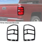 Gloss Black Rear Tail Light Back Lamps Cover Bezels For Chevy Silverado 2014-18. Fixed Price $32.99.
