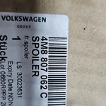 4M8807062C Audi RSQ8 Front Bumper Spoiler Carbon Fiber Oem. Fixed Price $600.00.