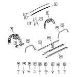 For Jeep Grand Cherokee 2021-2025 Mopar 6XN58GXHAD Wheel Flare Molding. Fixed Price $50.83.