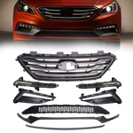 Front Grille&bumper Trim&fog Light&cover For Hyundai Sonata Sport 2015-2017 8PCS. Fixed Price $346.66.