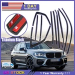 Window Strip Trim Titanium For Bmw X3 2018 2019 2020-2024 10PCS Black New Us. Fixed Price $88.28.